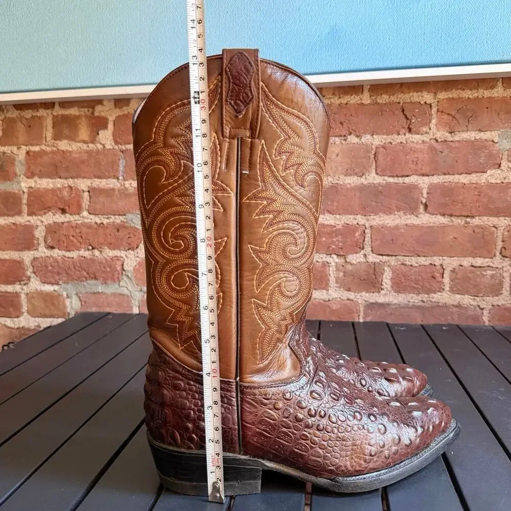 Mexican Exotic Alligator Men's Cowboy Boots